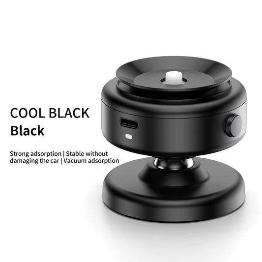 360 Rotatable Car Magnetic Phone Holder, Car Electric Suction Cup Vacuum Magnetic Phone Holder for Iphone Samsung Xiaomi