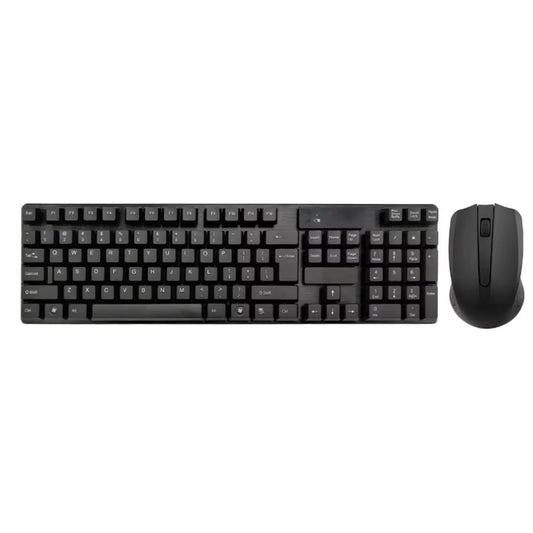 2.4G Wireless Keyboard Mouse Set 104 Keys Standard Keyboard Gaming Keyboard Mouse Kit Keyboard for Laptop Tablet PC Accessories